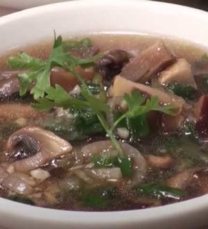 Вкусный суп с сушеными грибами и картошкой