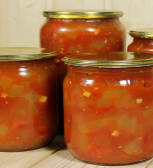 Вкусный рецепт салата из кабачков на зиму с помидорами и перцем