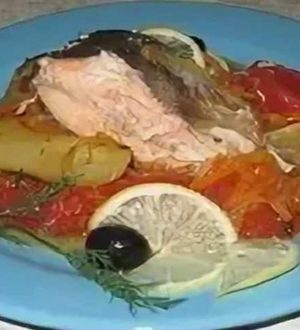 Рецепт сочной горбуши, запеченной в духовке с грушами